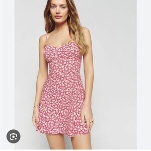 Reformation Saskia Knit Dress Size 8- Amaro